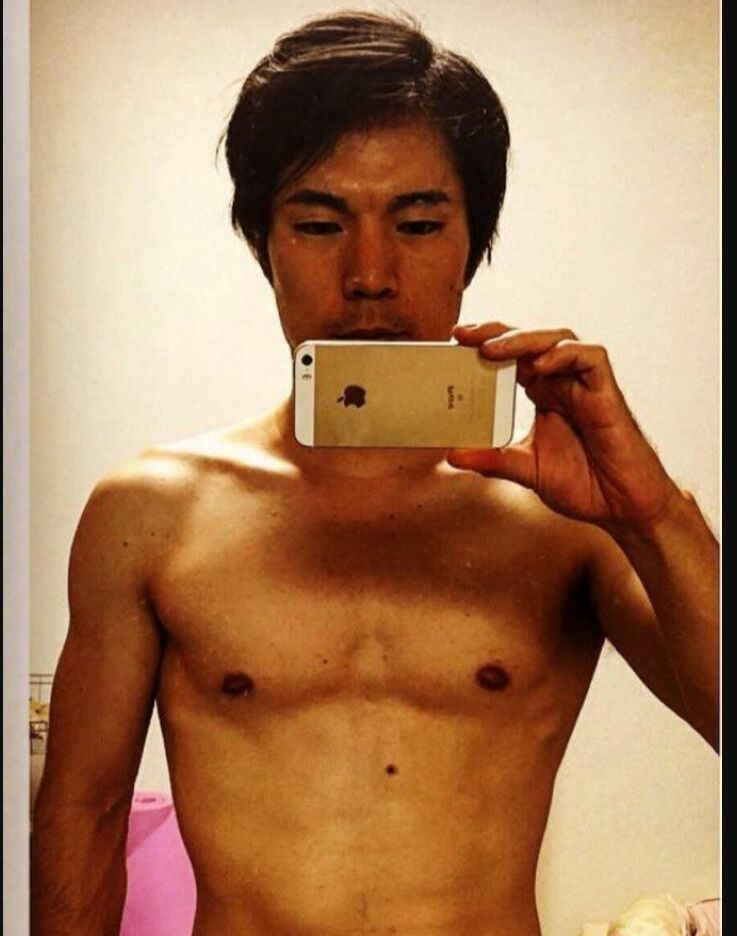筋トレを始めた頃の柳瀬康宏