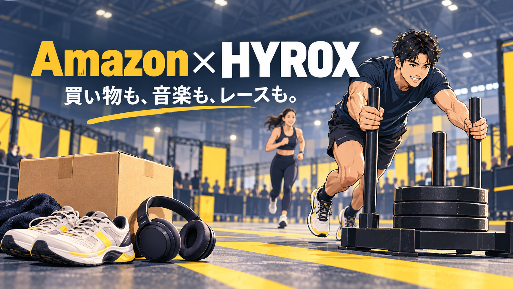 AmazonがHYROXと提携!買い物・音楽・大会はどう変わる?